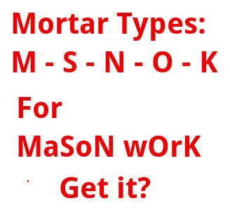 Choosing the proper mortar type for any masonry application, and then where to buy it.