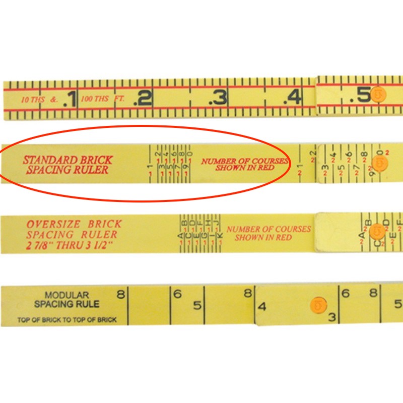 Brick Rules by Rhino Rulers – The Masonry Store