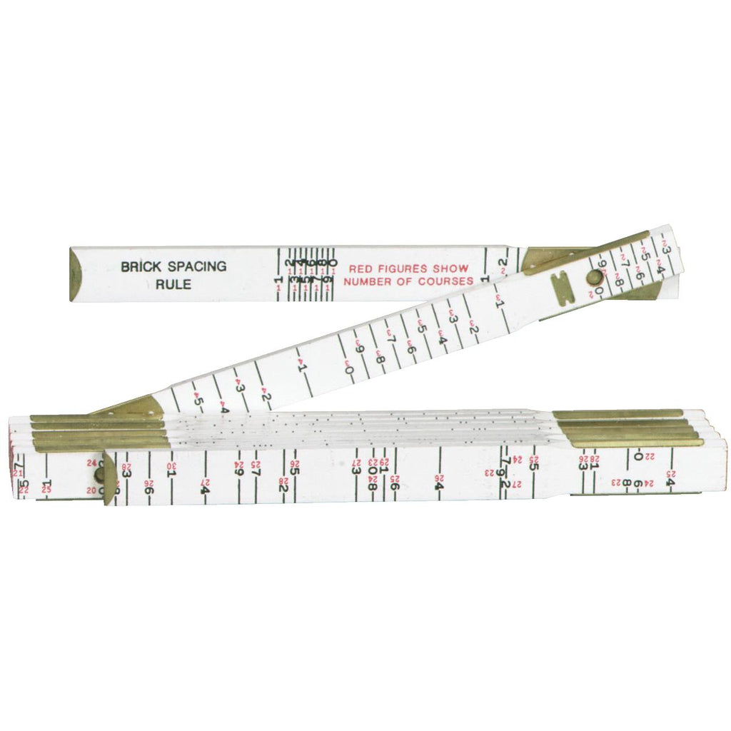 Stabila 6' Folding Mason's Brick Rule – The Masonry Store